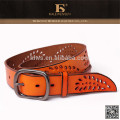 Red patent leather belt process manufacturing